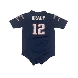 Reebok Tom Brady Blue New England Patriots Baby Infant NFL Team JERSEY 24 Months